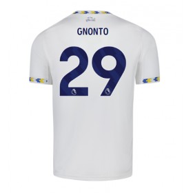 Leeds United Wilfried Gnonto #29 Hemmakläder 2025-26 Kortärmad